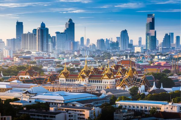 Chegada em Bangkok 