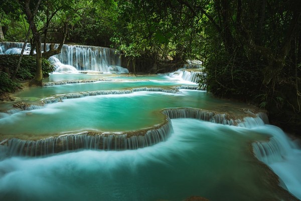 Dia 19: Luang Prabang - Visita pela cidade - Cachoeira Kuang Si