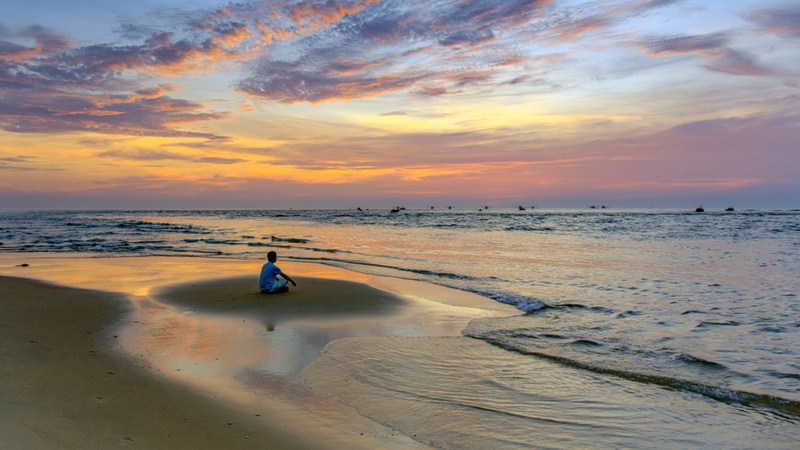 20 Praias Vietnamitas: Bai Nhat Le - Praia de Nhat Le