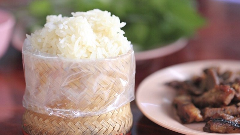 Culinária do Laos: Arroz grudento