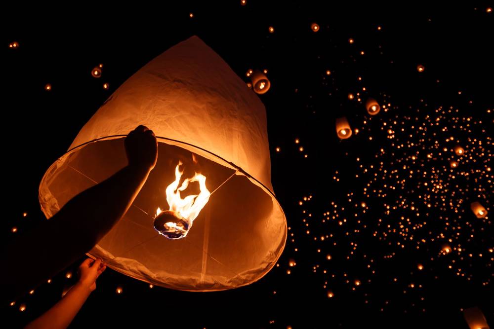 festival das lanternas tailândia visão geral