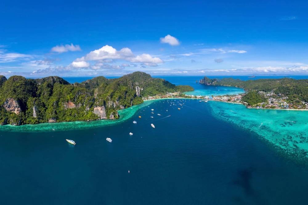 koh phi phi tonsai bay visão geral