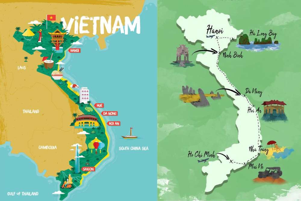 mapa vietna prontos