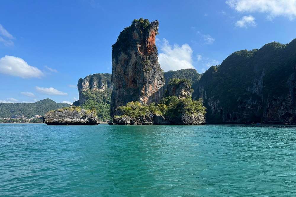 praia railay visao geral