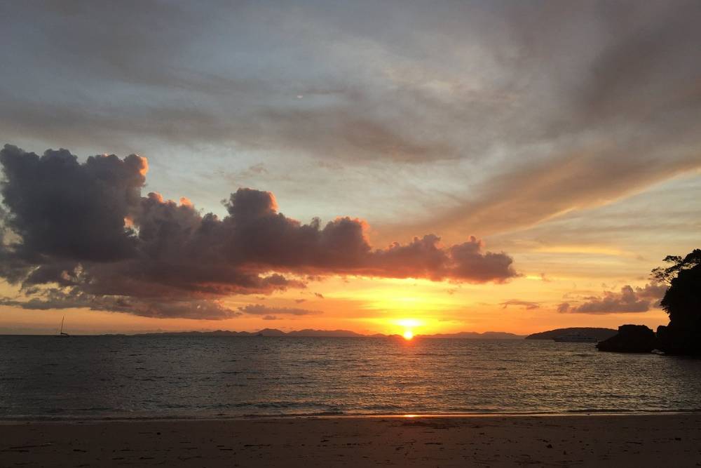 praia railay visao geral