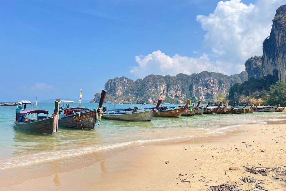 praia railay visao geral