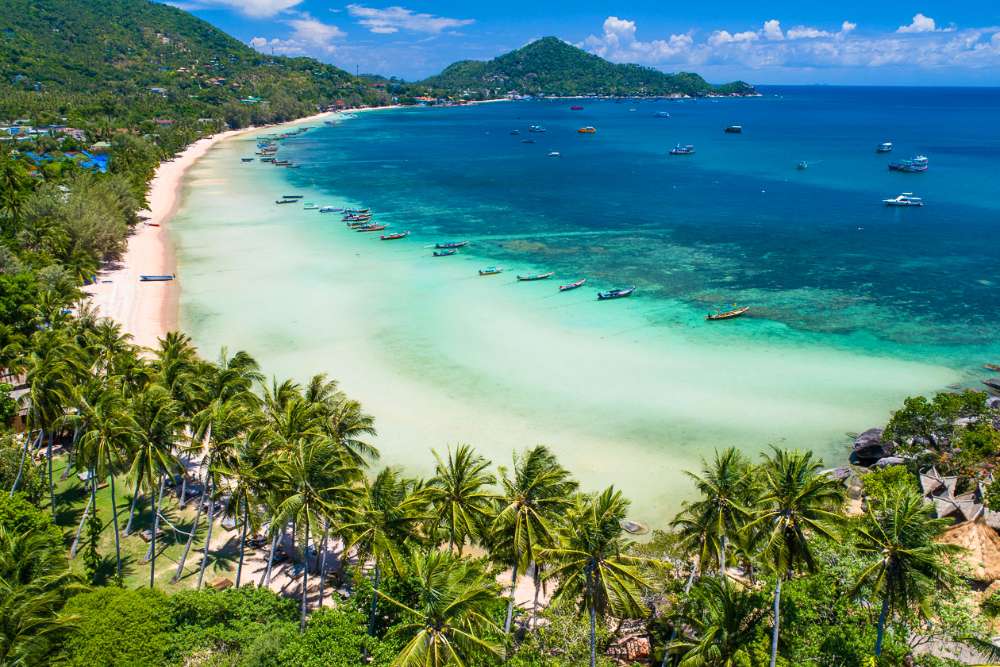 praias tailândia sairee praia golfo da tailândia visão geral