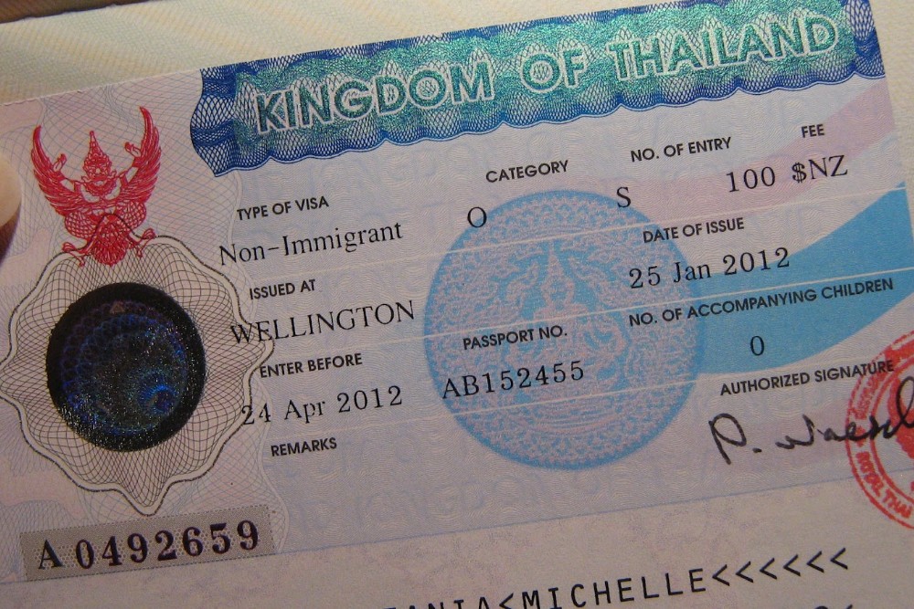 visa tailandia